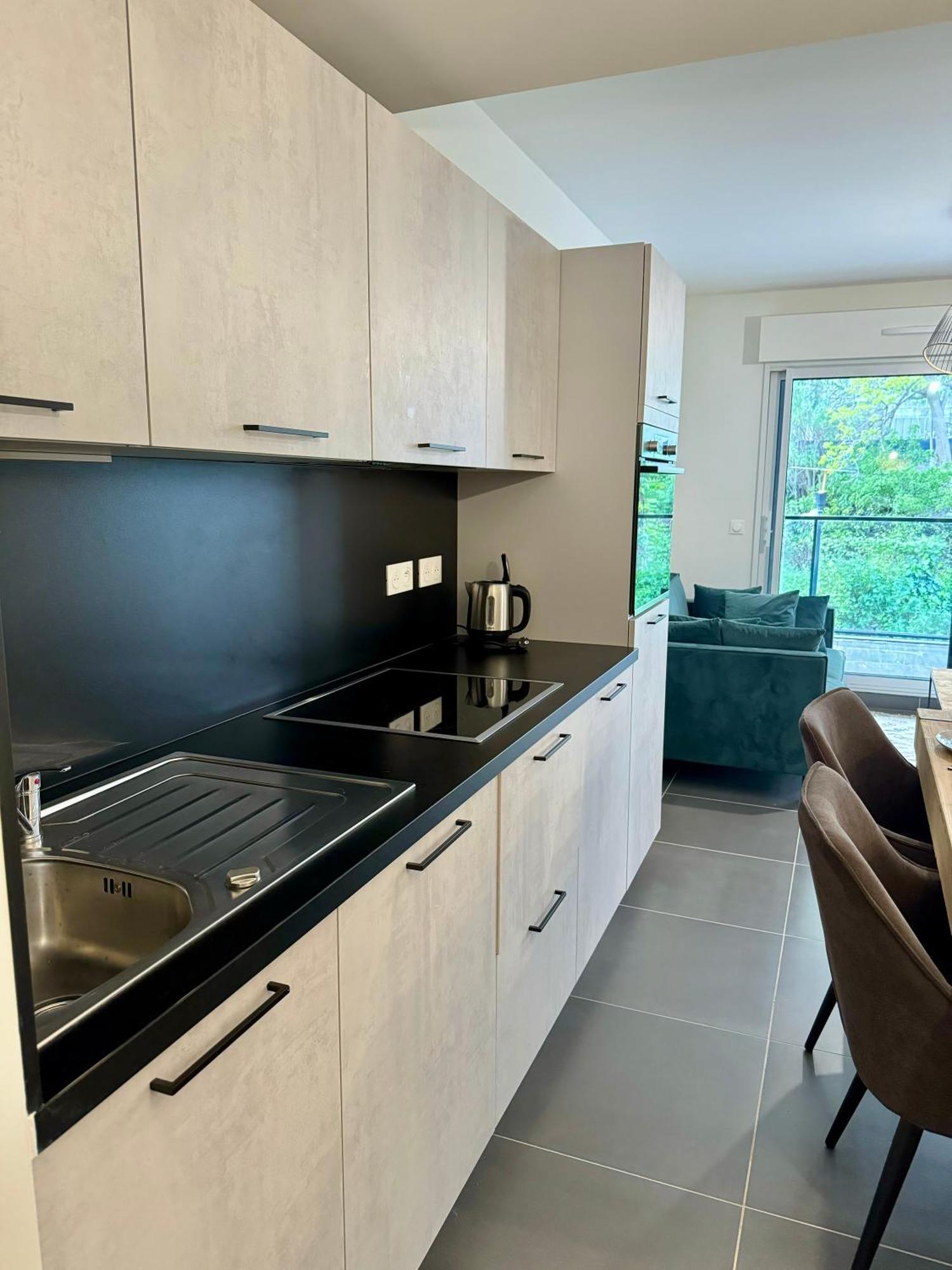 Apartment Superbe T2 Dans Avec Piscine Chauffee Beausoleil